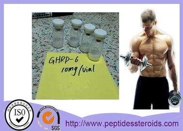 Agua estéril Ghrp-6 del péptido inyectable de los esteroides de los péptidos Ghrp-6 para el crecimiento del músculo