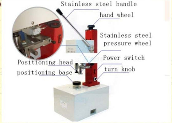 Máquina que prensa de la cubierta de fabricación del frasco semi automático farmacéutico de aluminio de alta calidad del equipo